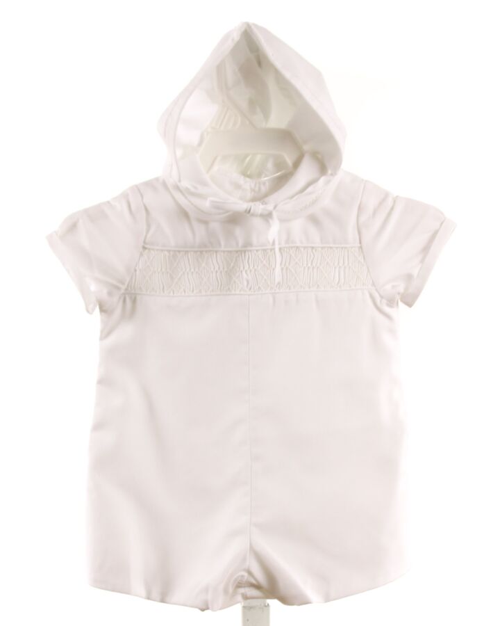 MOM & ME  WHITE   SMOCKED LAYETTE