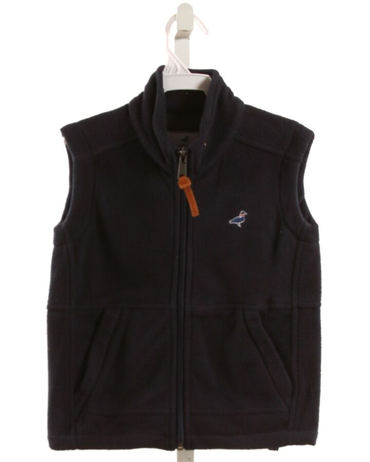 PROPERLY TIED  NAVY FLEECE   VEST