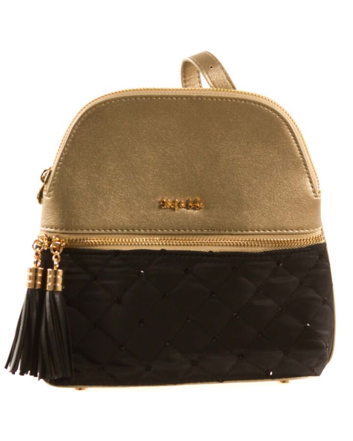 ABEL & LULA  GOLD    BAG WITH SEQUINS