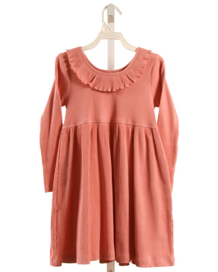 PINK CHICKEN  PINK    KNIT DRESS WITH RUFFLE