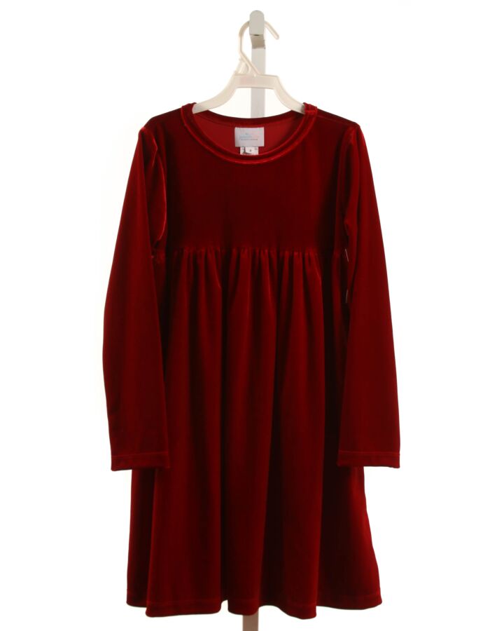 JAMES & LOTTIE  CRIMSON VELVET   PARTY DRESS