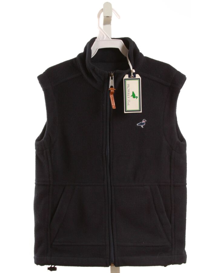PROPERLY TIED  NAVY FLEECE   VEST