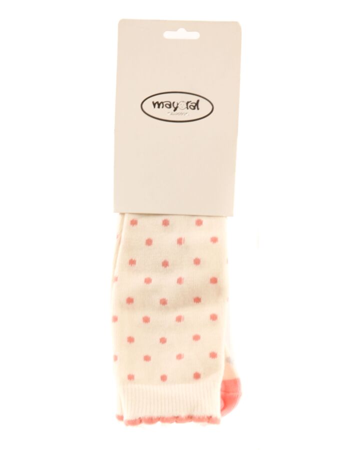 MAYORAL  PINK  POLKA DOT  TIGHTS