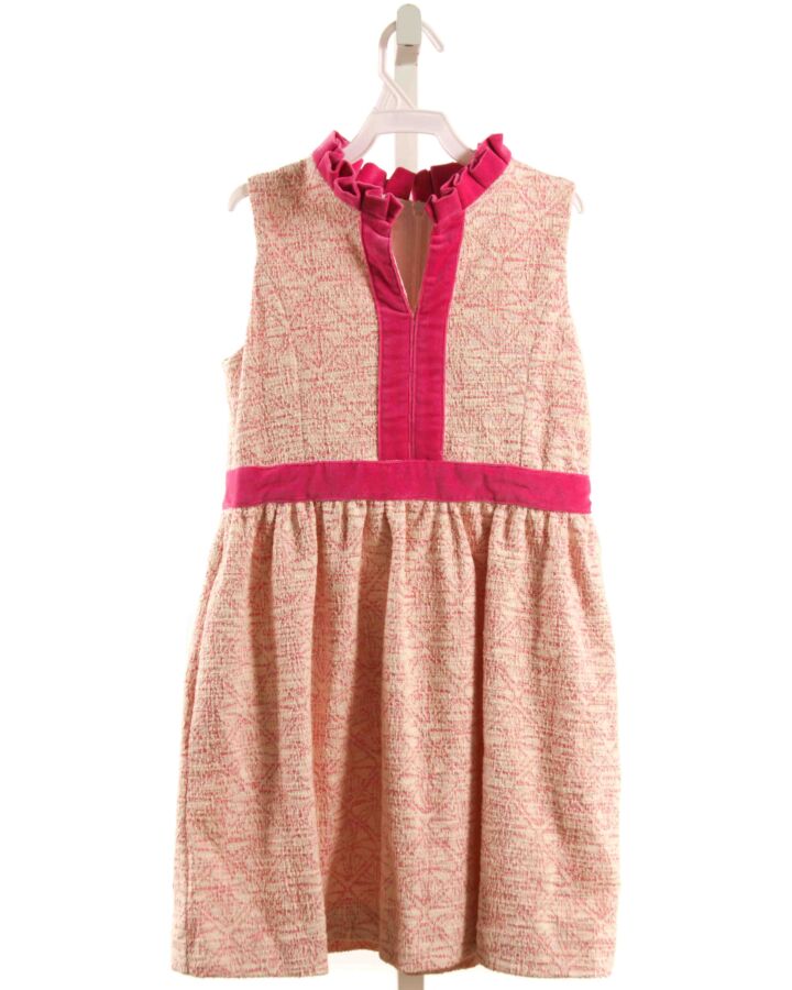 BROWN BOWEN & COMPANY  PINK    PARTY DRESS WITH RUFFLE