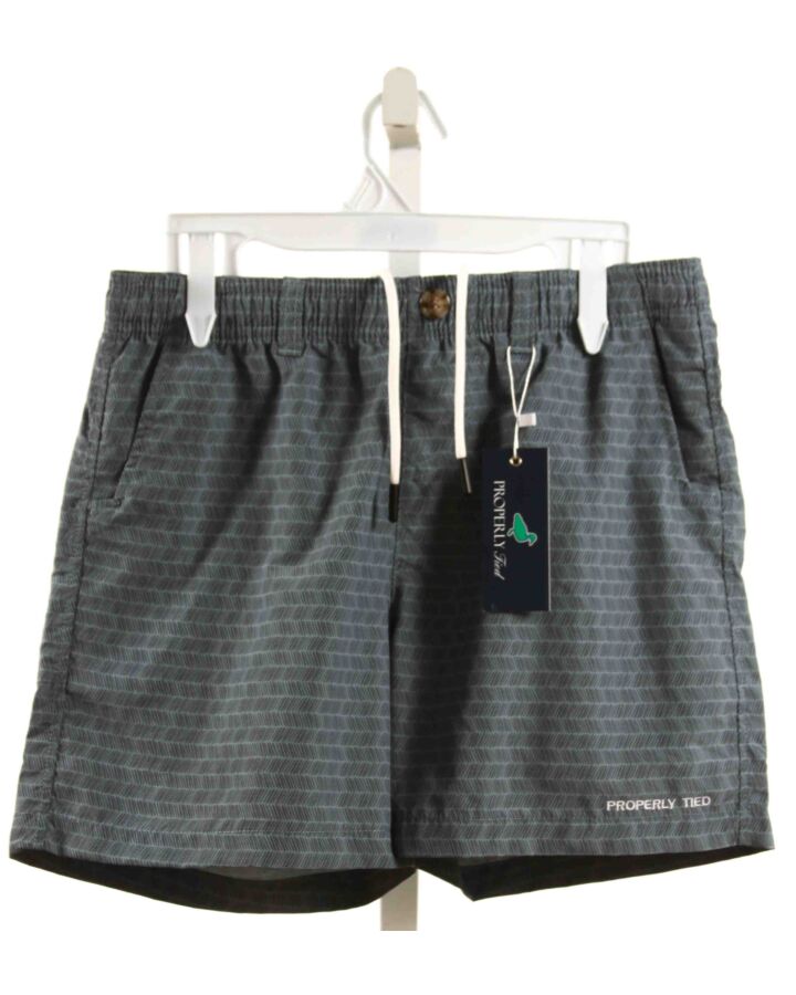 PROPERLY TIED  BLUE    SHORTS