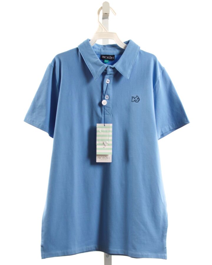 PRODOH  BLUE    KNIT SS SHIRT