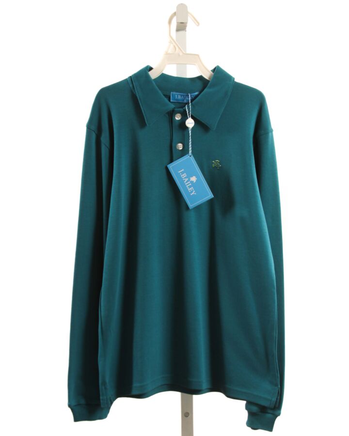 J. BAILEY  GREEN    KNIT LS SHIRT