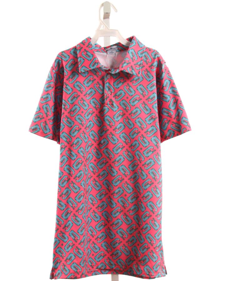 BLUE QUAIL  HOT PINK    KNIT SS SHIRT