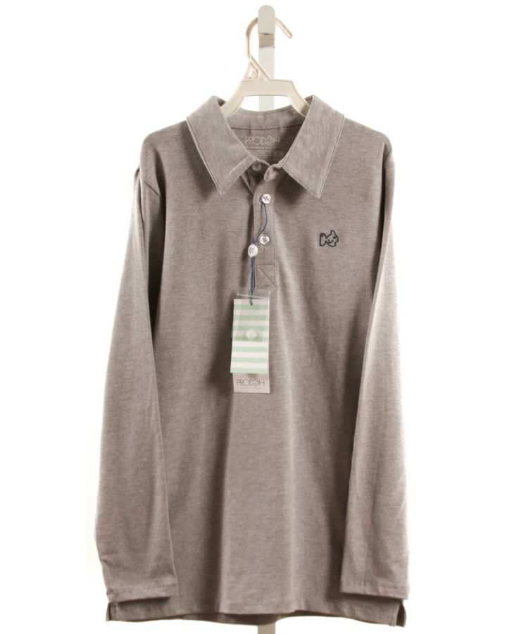 PRODOH  GRAY    KNIT LS SHIRT