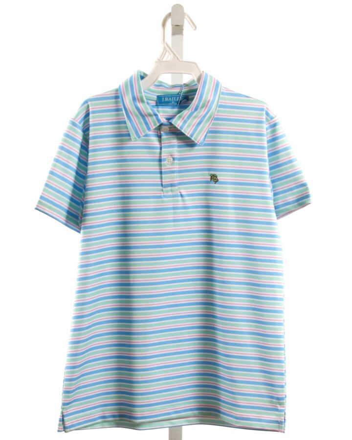 J. BAILEY  MUSTARD  STRIPED  KNIT SS SHIRT