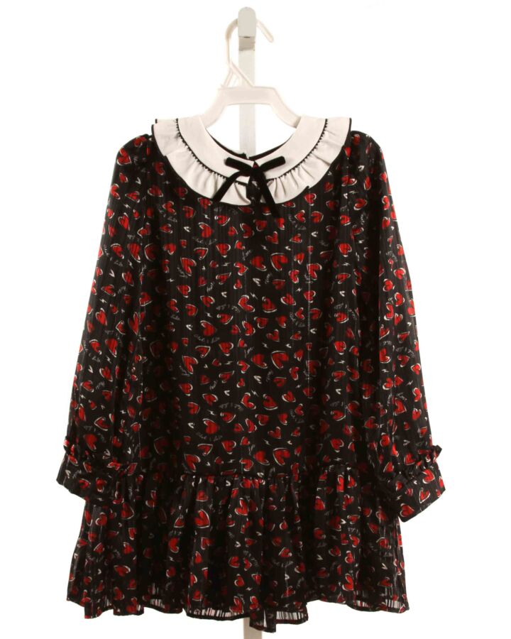 ABEL & LULA  BLACK    PARTY DRESS WITH BOW