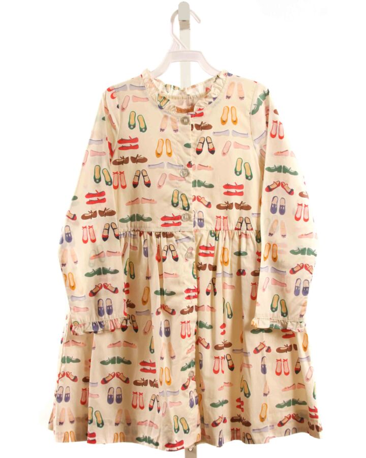 PINK CHICKEN  MULTI-COLOR  PRINT  DRESS