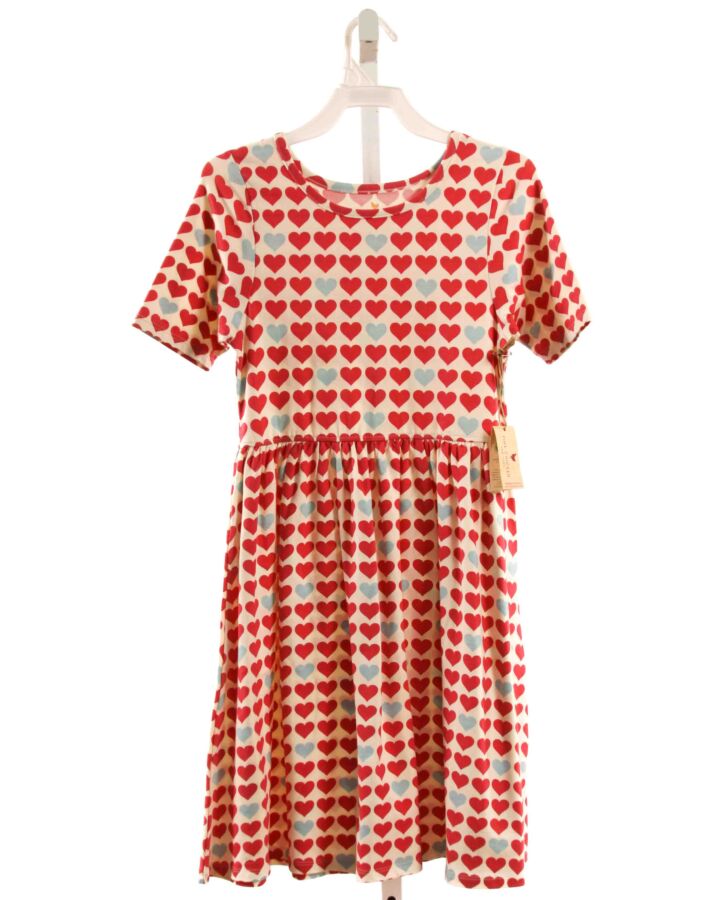 PINK CHICKEN  RED    KNIT DRESS