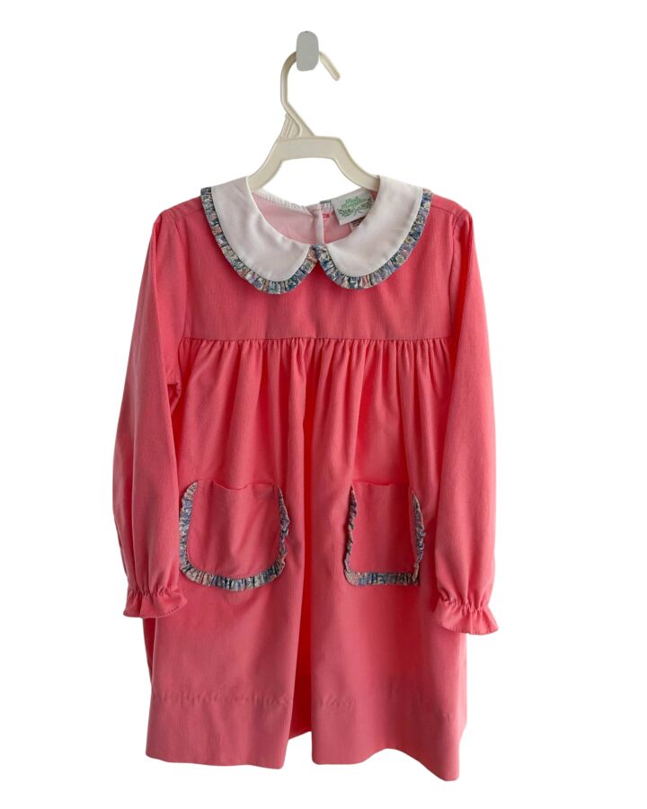 MINT MAGNOLIA  PINK CORDUROY FLORAL  DRESS