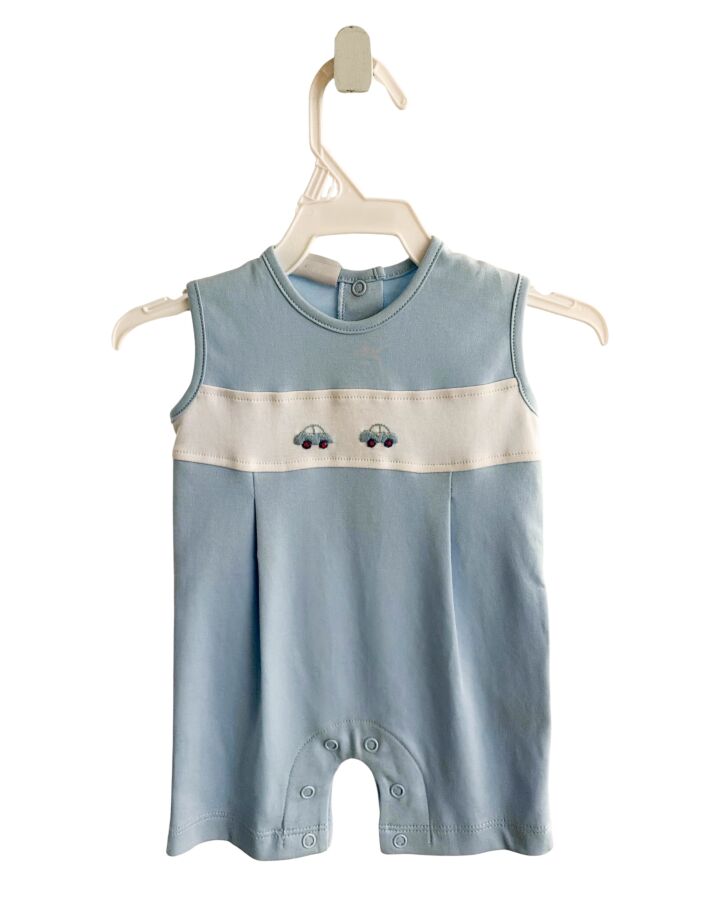 SQUIGGLES  BLUE KNIT   SHORTALL