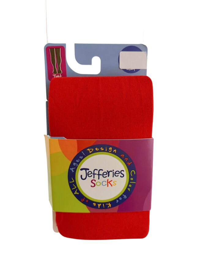JEFFERIES SOCKS  RED    TIGHTS