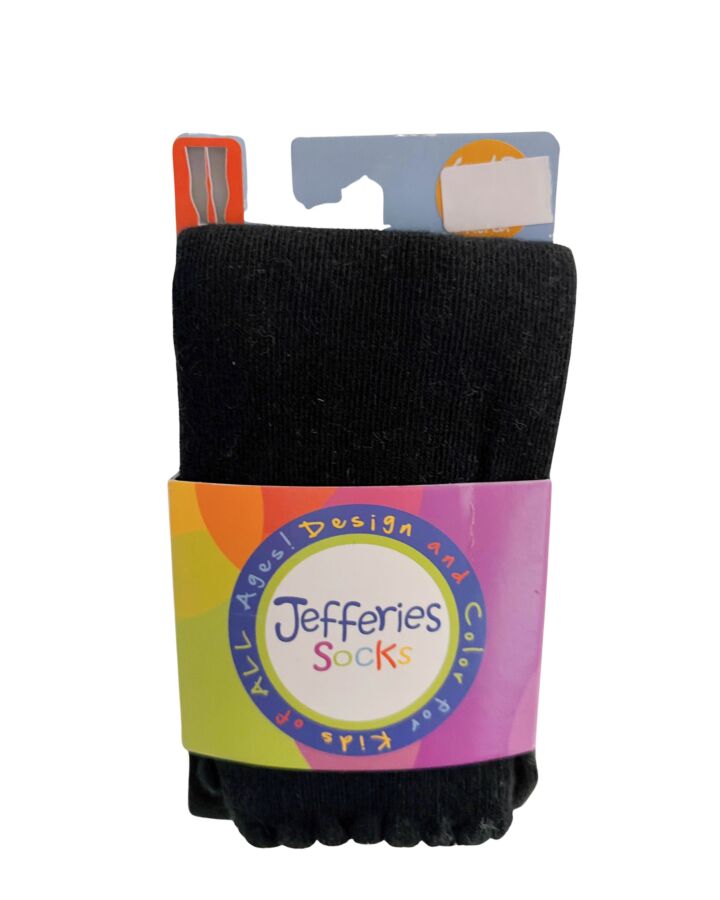 JEFFERIES SOCKS  BLACK    TIGHTS