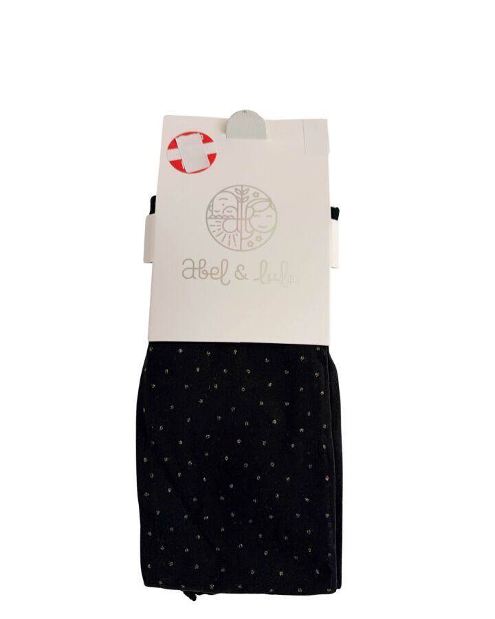 ABEL & LULA  BLACK  POLKA DOT  TIGHTS