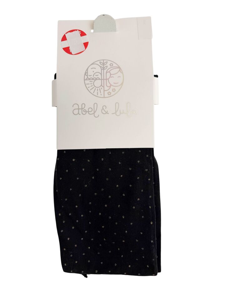 ABEL & LULA  BLACK  POLKA DOT  TIGHTS