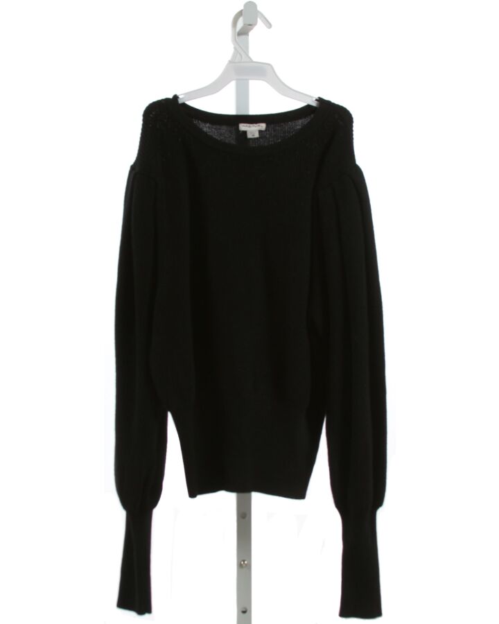 HABITUAL GIRL  BLACK  CLOTH LS SHIRT