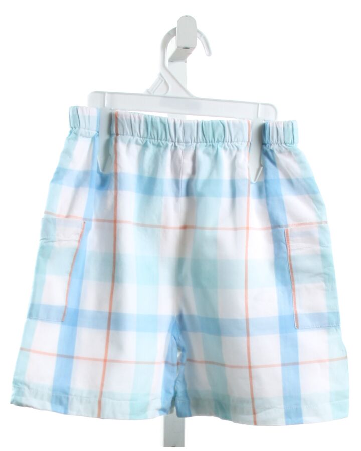 EYELET & IVY  LT BLUE  PLAID  SHORTS