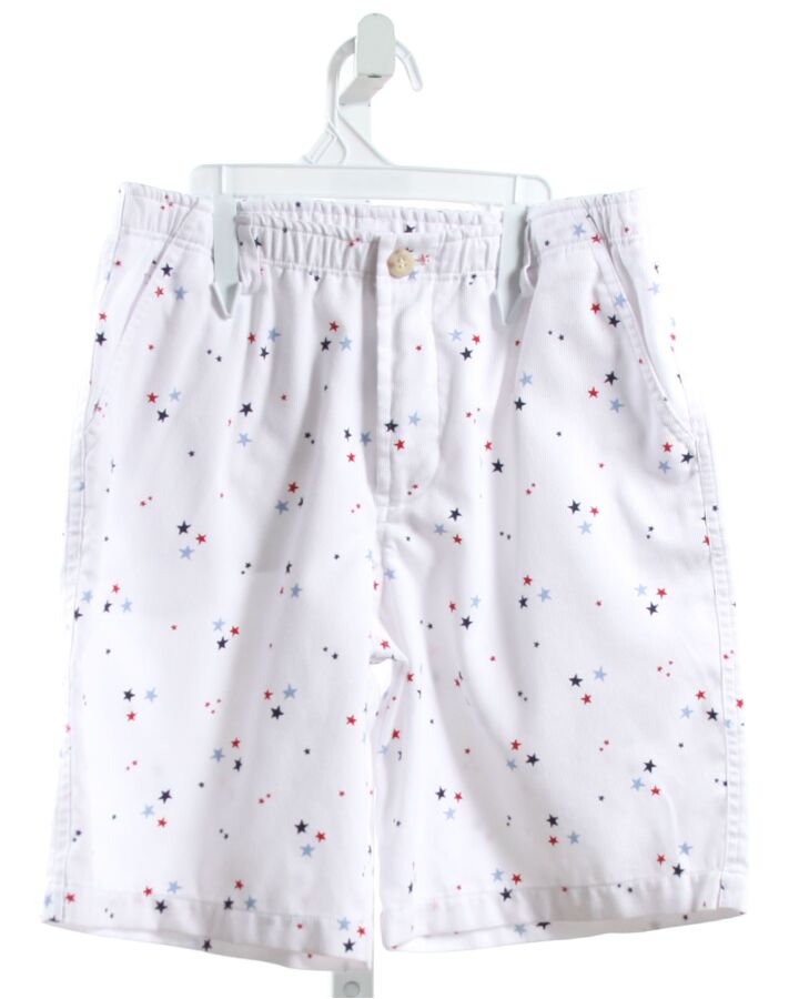 MARY & GRACE  WHITE  PRINT  SHORTS