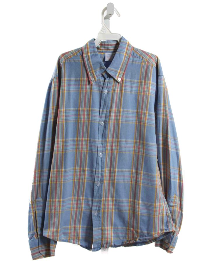 MARY & GRACE  MULTI-COLOR  PLAID  DRESS SHIRT