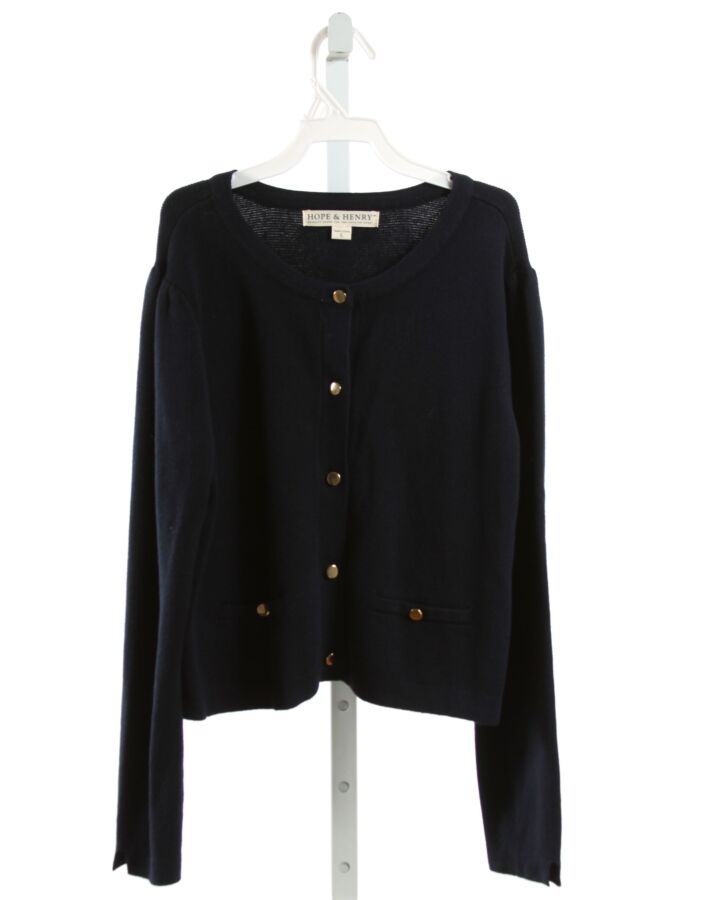 HOPE & HENRY  NAVY  CARDIGAN