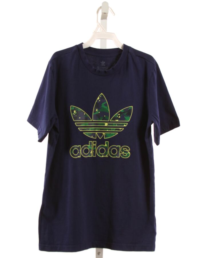 ADIDAS  NAVY   PRINTED DESIGN T-SHIRT