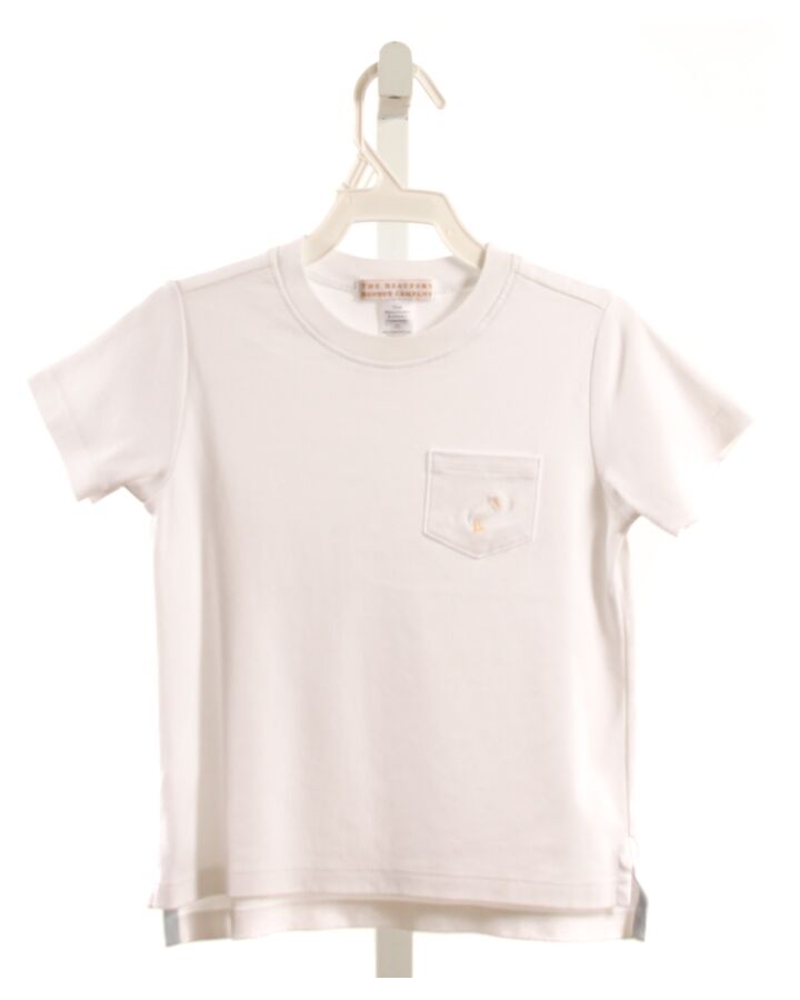 THE BEAUFORT BONNET COMPANY  WHITE    KNIT SS SHIRT