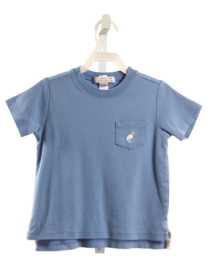 THE BEAUFORT BONNET COMPANY  BLUE    KNIT SS SHIRT