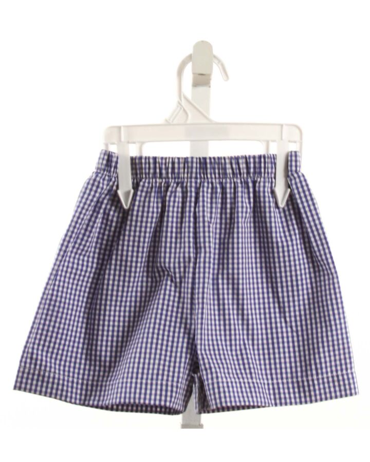 NO TAG  BLUE  GINGHAM  SHORTS