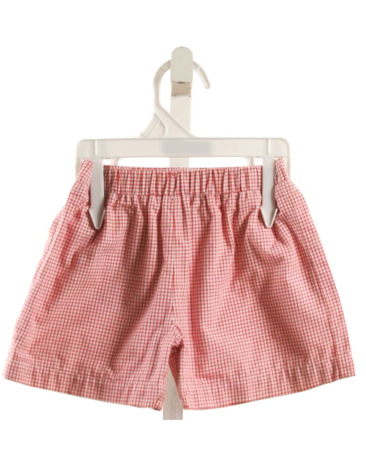 THE BEAUFORT BONNET COMPANY  RED  WINDOWPANE  SHORTS