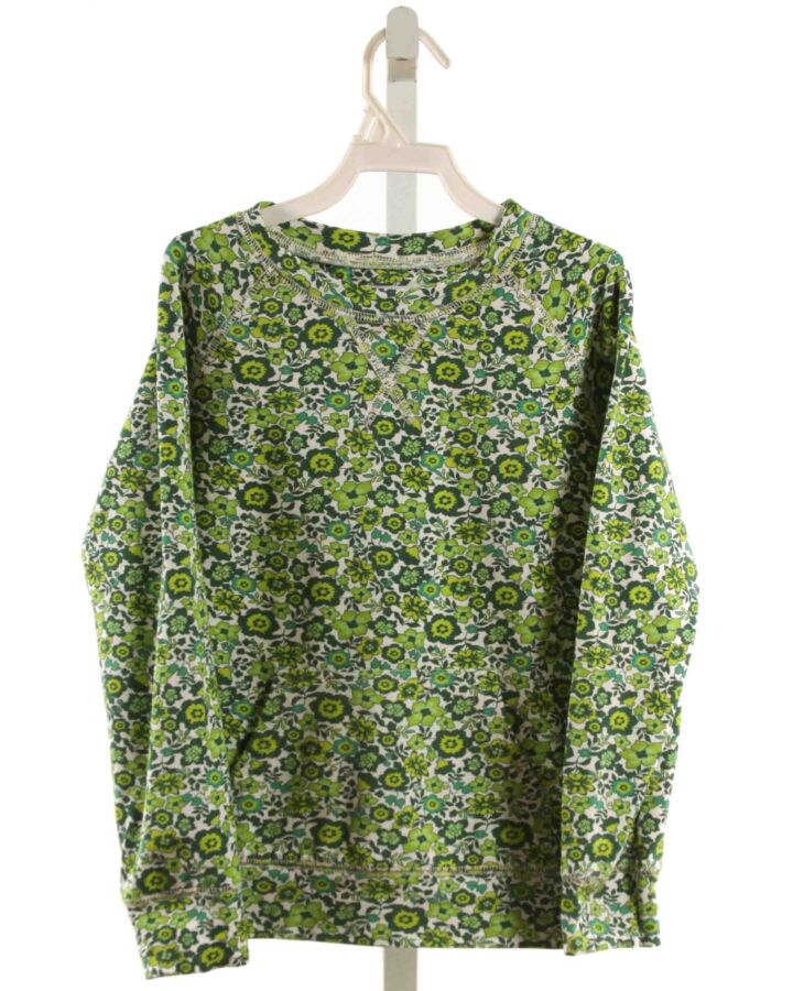 PETIT PEONY  GREEN  FLORAL  PULLOVER