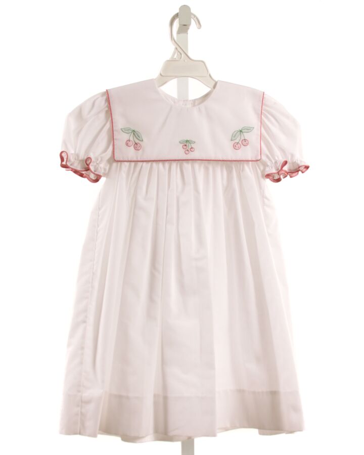 AURALUZ  WHITE   EMBROIDERED DRESS