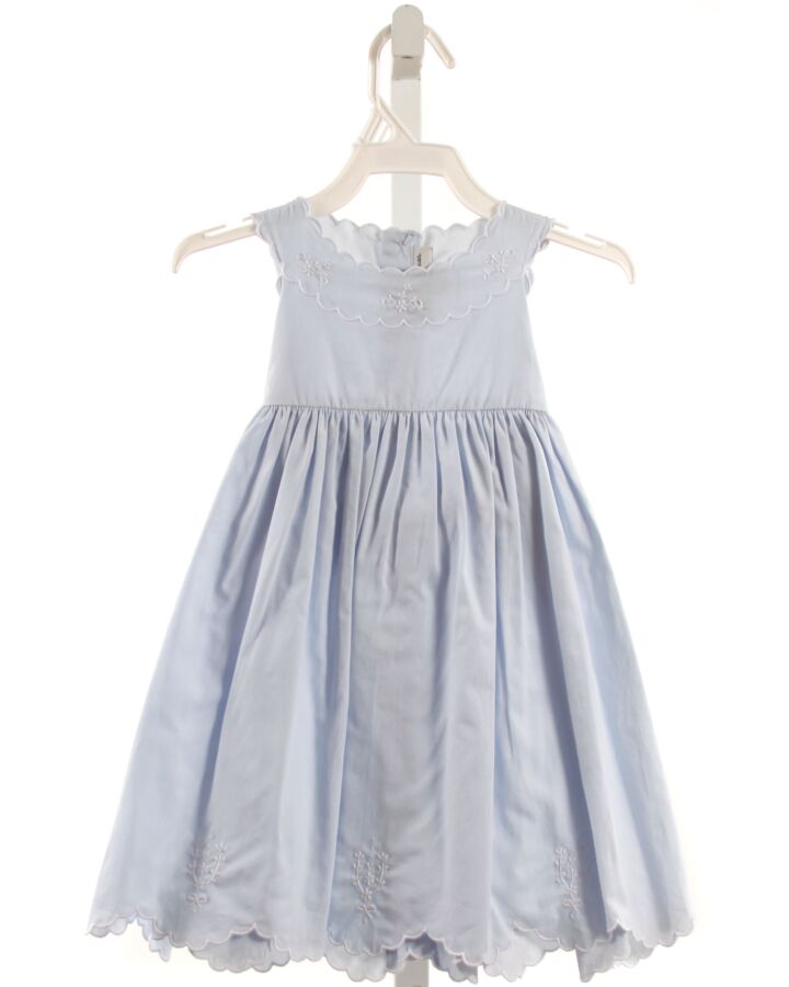 SOPHIE & LUCAS  LT BLUE   EMBROIDERED DRESS