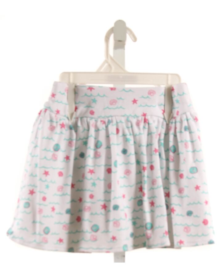 LUIGI  WHITE  PRINT  SKORT