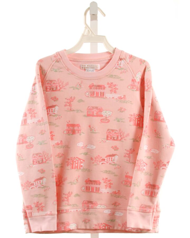 THE BEAUFORT BONNET COMPANY  PINK  PRINT  PULLOVER