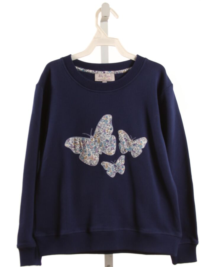 LILY ROSE  NAVY   APPLIQUED PULLOVER