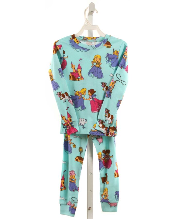 BOOKS TO BED  AQUA  PRINT  LOUNGEWEAR