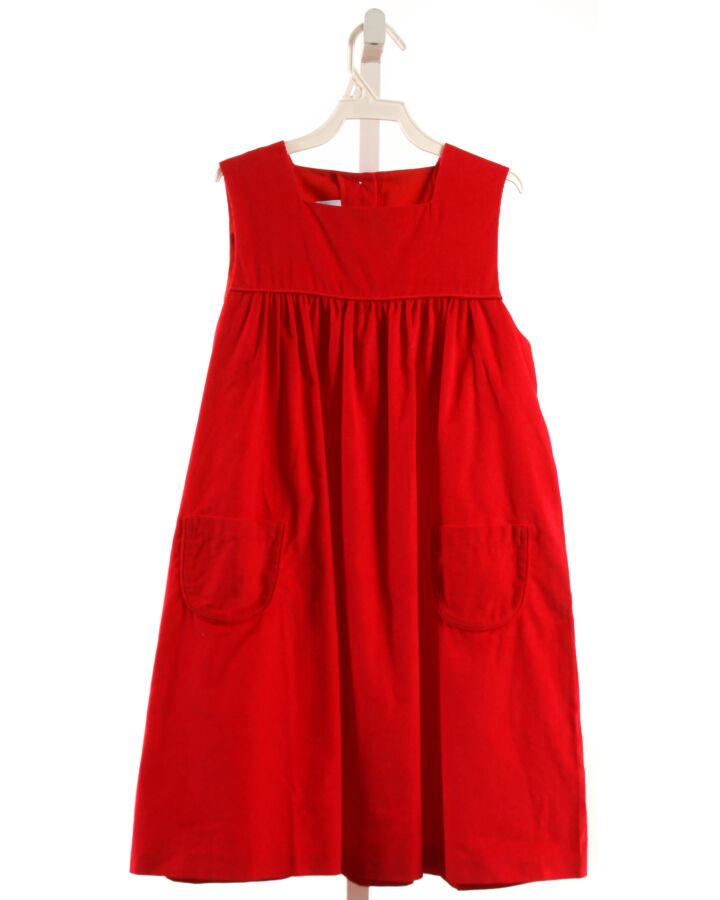 LITTLE ENGLISH  RED CORDUROY   DRESS