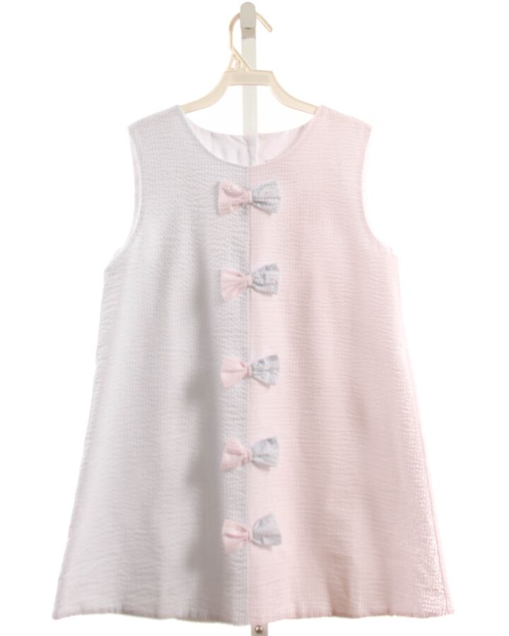 LULLABY SET  MULTI-COLOR SEERSUCKER   DRESS WITH BOW