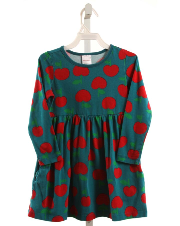 HANNA ANDERSSON  RED  PRINT  KNIT DRESS