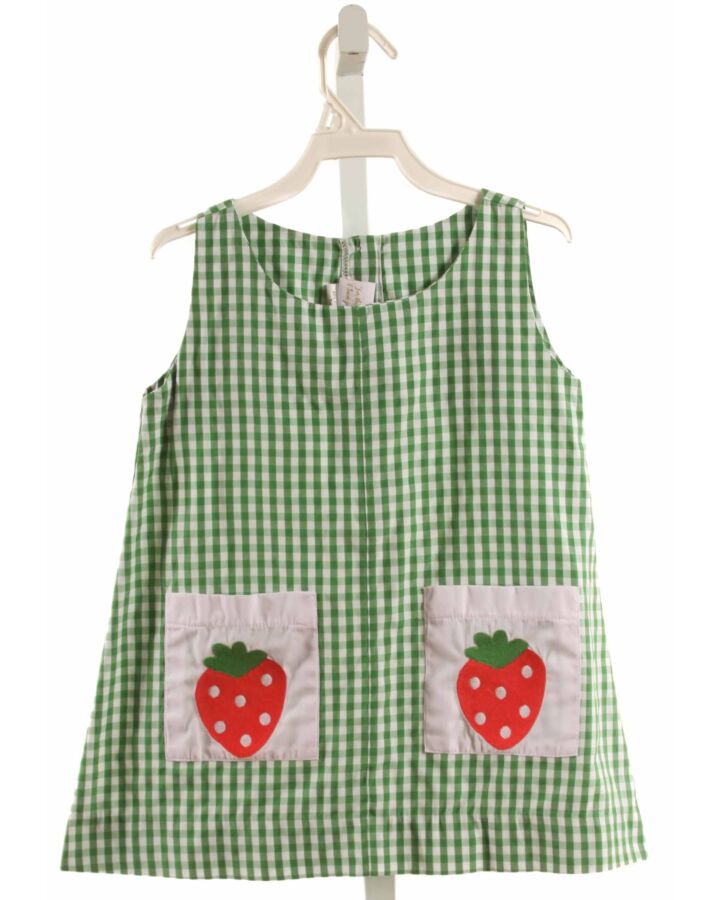LULLABY SET  GREEN  GINGHAM  DRESS