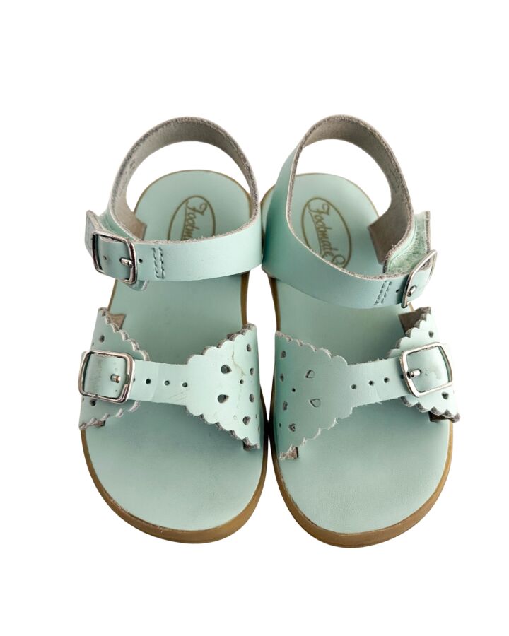 FOOTMATES BLUE SANDALS *THIS ITEM IS GENTLY USED WITH MINOR SIGNS OF WEAR (FAINT STAINS) *EUC SIZE TODDLER 8