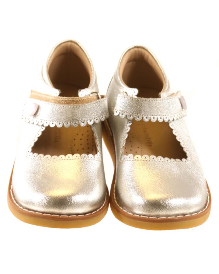 ELEPHANTITO SILVER MARY JANES  *NWT SIZE TODDLER 10