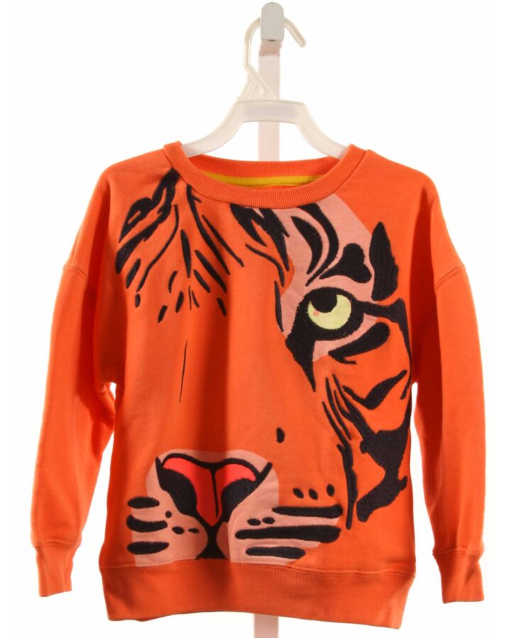 MINI BODEN  ORANGE   EMBROIDERED PULLOVER