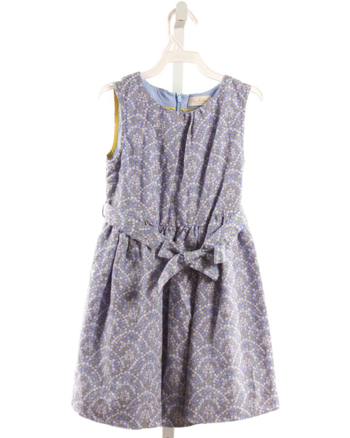 MINI BODEN  BLUE LINEN FLORAL  DRESS