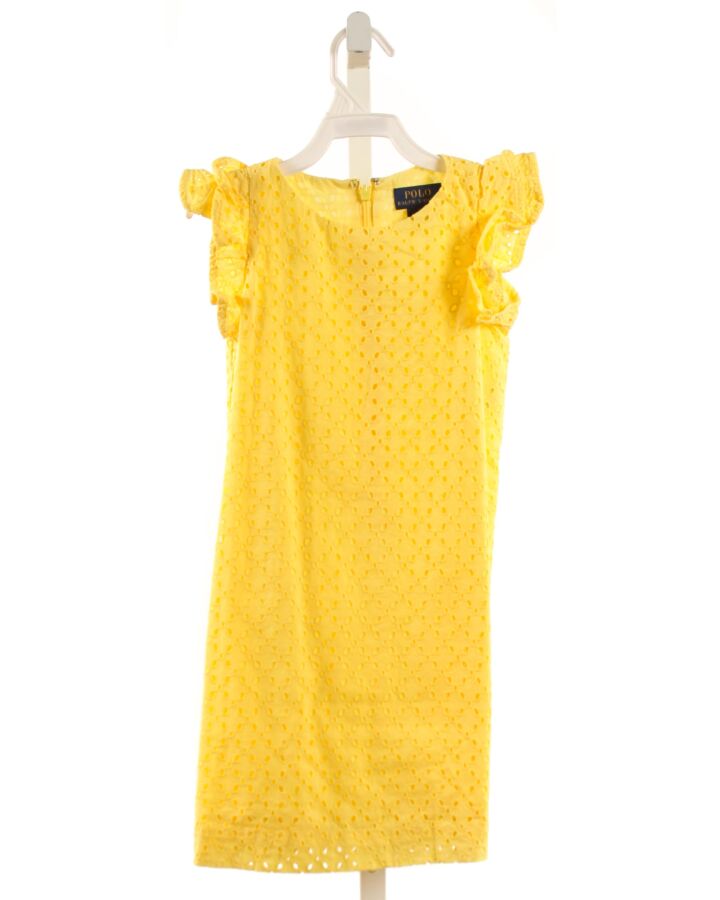 POLO BY RALPH LAUREN  YELLOW EYELET   DRESS