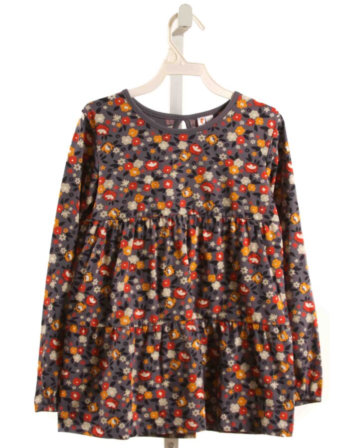 TANGERINE SKY  MULTI-COLOR  FLORAL  KNIT LS SHIRT